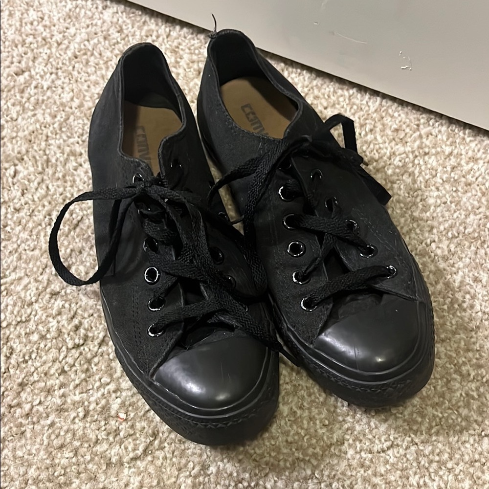 Converse Black Canvas Sneakers